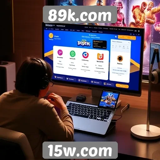 Visão geral das funcionalidades do site 89k.com